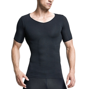 Maglietta Modellante Senza Cuciture Stile Giapponese SSHAPER per Uomo, T-Shirt Traspirante a Compressione in Maglia, Magliette Snellenti da Uomo - Product Image 6