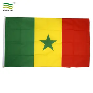 Bandeira do senegal do poliéster para eventos