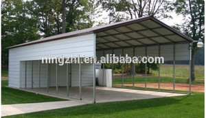 Cadre Garage avec Espace de rangement 6x9x3.5m/Métal <span class=keywords><strong>Caport</strong></span> Avec Petite Maison - Product Image 3