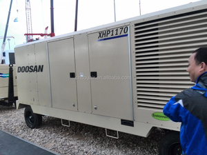 Ingersollrand doosan xhp985 xhp1000 xhp1050 rhp1100 máy nén trục vít di động 900-1070-1100cfm350psi động cơ diesel USA nguồn gốc - Product Image 3