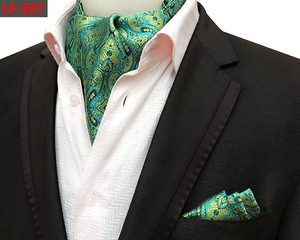 Di lusso <span class=keywords><strong>da</strong></span> <span class=keywords><strong>uomo</strong></span> Vintage Paisley anacardi cravatta <span class=keywords><strong>da</strong></span> sposa formale merluzzo Scrunch auto britannico <span class=keywords><strong>uomo</strong></span> in seta morbido collo cravatta Ascot Set - Product Image 6