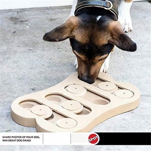 Pet interaktif arayın bir tedavi Shuffle kemik oyuncak bulmaca geliştirmek köpek IQ özel olarak tasarlanmış eğitim davranır - Product Image 6