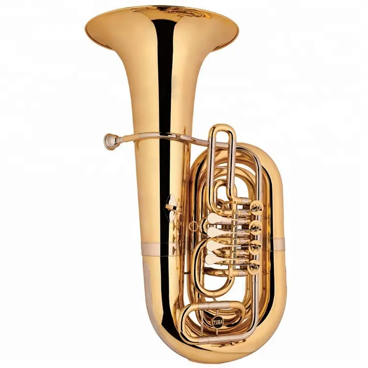 Instrumento de vento cortador <span class=keywords><strong>tuba</strong></span>, tom c, profissional, 4 teclas, <span class=keywords><strong>bronze</strong></span>, corpo, cupronickel