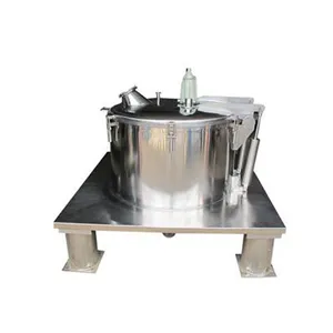 SS1250 Three Column Stainless Steel Food Grade Batch Top Manual Discharge Filter Centrifuge for juice and fruit separation