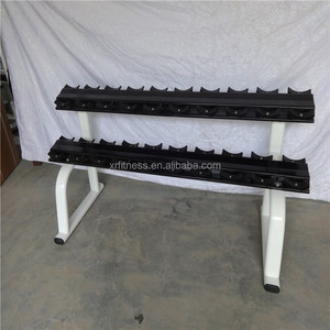 Offre Spéciale haute qualité Haltère Rack Gym <span class=keywords><strong>2</strong></span> niveaux stockage haltère ensemble support pour 10 <span class=keywords><strong>paris</strong></span> haltère rond - Product Image 4