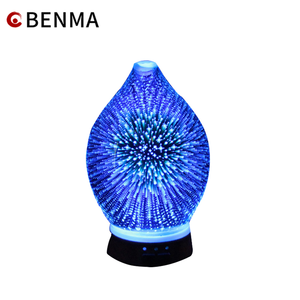 Thủy tinh xinh đẹp thiết kế hương thơm khuếch tán tạo độ ẩm + thì thầm, yên tĩnh siêu âm mát mist tạo độ ẩm - Product Image 3