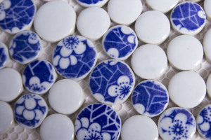 Di forma rotonda <span class=keywords><strong>con</strong></span> il modello di fiore ciottoli di ceramica a mosaico di ciottoli <span class=keywords><strong>piastrelle</strong></span> - Product Image 2