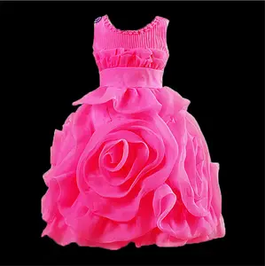 仙境儿童服装儿童复古礼服粉红色儿童花式服装服装儿童服装 2016