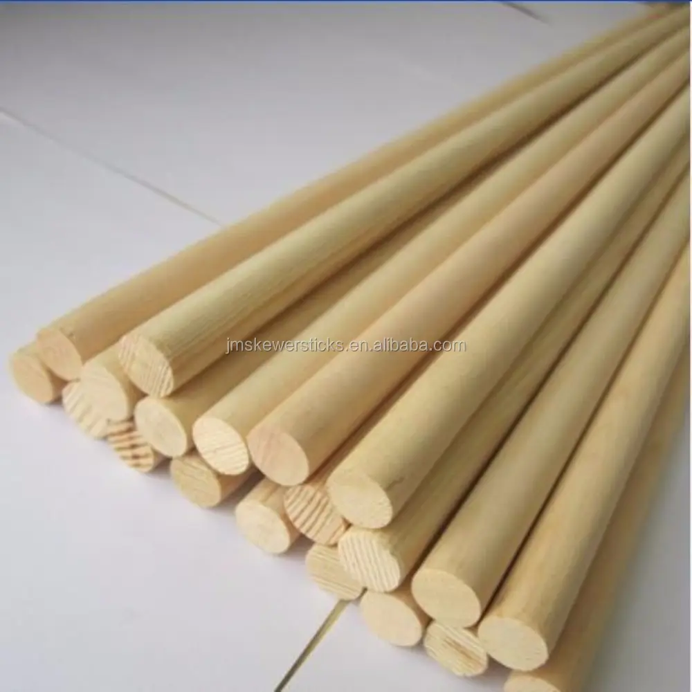 White Birch Wooden Dowels And Rods