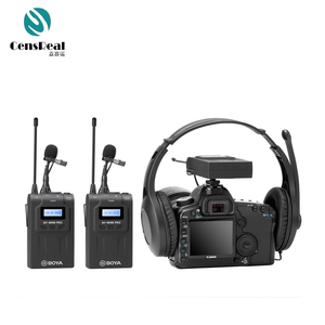Système de microphone sans fil double canal UHF Boya BY-WM8 Pro <span class=keywords><strong>K1</strong></span> <span class=keywords><strong>K2</strong></span>, émetteur-récepteur d'interview pour iPhone, appareil photo reflex numérique - Product Image 4