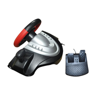 Meilleur prix, volant de course 3 en 1 à 180 degrés, contrôleur de jeu, pédale, manette de jeu, moteur de vibration, design ergonomique pour /PS2/PC