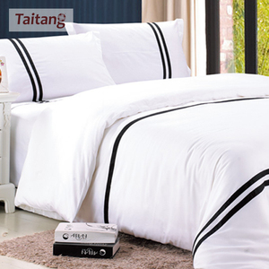 Chine fournisseur Offres Spéciales Tuyauterie impression <span class=keywords><strong>maison</strong></span> <span class=keywords><strong>linge</strong></span> de lit en coton - Product Image 2