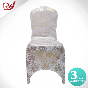 <span class=keywords><strong>Housse</strong></span> <span class=keywords><strong>de</strong></span> <span class=keywords><strong>chaise</strong></span> <span class=keywords><strong>de</strong></span> mariage fantaisie en spandex imprimé à rosettes, vente en gros à prix réduit - Product Image 3