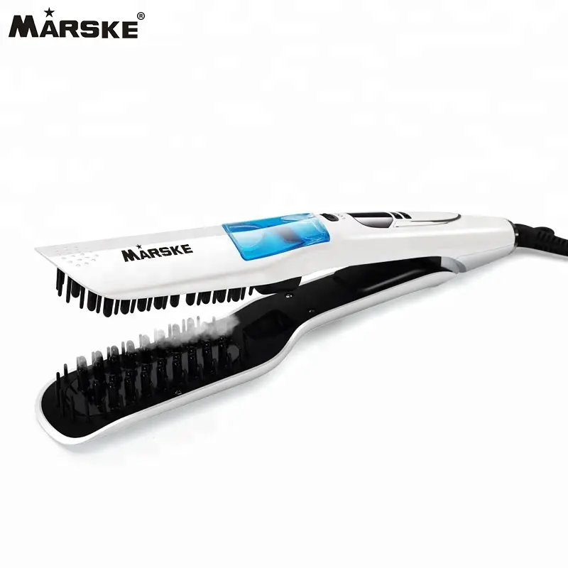 New Design MARSKE 5211 New Design Professional Steam Hair Straightener In Hair