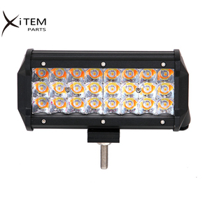 Barra luminosa a <span class=keywords><strong>LED</strong></span> bicolore per auto luce a <span class=keywords><strong>led</strong></span> 3000k 6000k barra <span class=keywords><strong>led</strong></span> a doppio raggio 4 pollici - Product Image 2