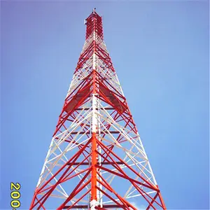 Mobile Telecom Tower Self Supporting Gsm Bts Mobile Angle Steel Telecom Radar Tower