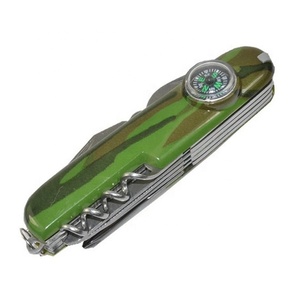 Camo-cuchillo de bolsillo de supervivencia, multifunción, con brújula, color - Product Image 4