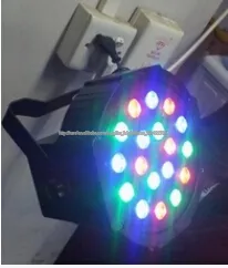 china cheap disco light 18pcs*1W led mini flat par can light
