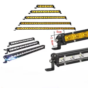 Auxtings-barre d'éclairage led 8 pouces, 24v 12v 18w, pour toutes les voitures, nouveau