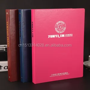 专业定制 PU 皮革拉链文件袋 A2 A3 A4 演示文件文件夹业务组合袋定制 Padfolio