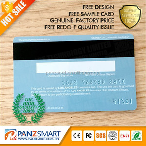 Personalizar tarjeta de crédito de PVC magnética Número en relieve HF RFID Tarjeta de miembro de PVC de plástico M1 F08 chip dot tarjeta de visita socia con NFC - Product Image 4