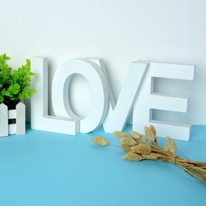 Lettres murales suspendues en <span class=keywords><strong>bois</strong></span> et lettres murales décoratives blanches pour la <span class=keywords><strong>chambre</strong></span> d'enfant, la <span class=keywords><strong>chambre</strong></span> de bébé, le nom du bébé et la décoration de la <span class=keywords><strong>chambre</strong></span> des filles - Product Image 5