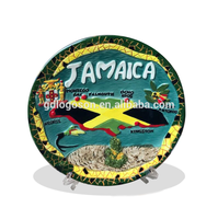 Jd — plaque ronde pour objets de voiture, aimant mural en résine de 10cm