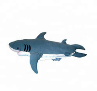 Meilleure vente Sac de couchage géant requin en peluche / Canapé-lit Tatami requin en peluche 'Bite Me' / Sac de couchage requin en peluche rembourré