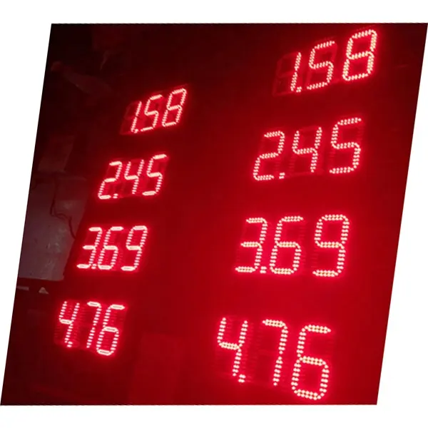 Gas Station Sign Digital Led Gas Price Display