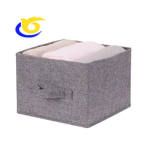 FOLDABLE STORAGE CUBES FABRIC DRAWER BASKETS BINS