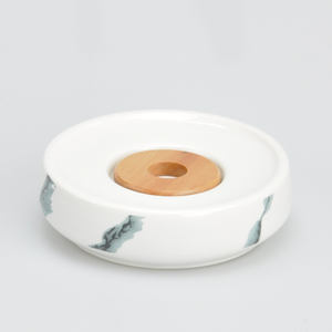 In Stock Yellow Sand Polyresin Rectangle Soap Dish - Product Image 5