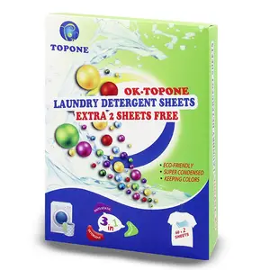 Laundry Detergent Sheets Nano Technology Apparel Detergent