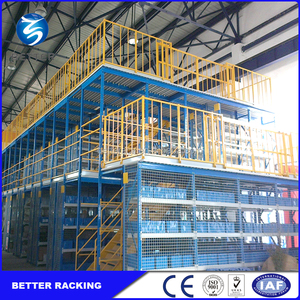 Chất Lượng Cao Nhiệm Vụ Nặng Nề Kho Lưu Trữ Thép Gác Lửng Giá Kho Tầng Lửng Hệ Thống Nhà Máy Lưu Trữ Giá - Product Image 2