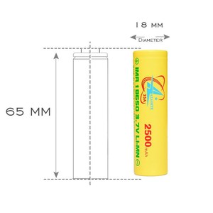 Direkt großhandel!! Hohem energieverbrauch 35a lithium ion18650 batterie 2500 <span class=keywords><strong>3</strong></span>.7v mah - Product Image 3