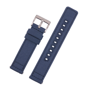 LAIHE Quick Release <span class=keywords><strong>cinturino</strong></span> <span class=keywords><strong>orologio</strong></span> da <span class=keywords><strong>uomo</strong></span> 20mm 22mm <span class=keywords><strong>cinturino</strong></span> in tessuto in 5 colori blu <span class=keywords><strong>nero</strong></span> verde grigio Beige - Product Image 4