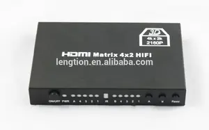 Prim 3d hdmi 4x2 matris v1.3 hd 1080p spdif dijital surround veya hi-fi stereo ses çıkışı