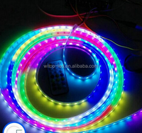 Bande LED à pixels RGBW étanche WTP de haute qualité DC5V 144 LED/m Sk6812 Connectivité USB/Type-C Corps en cuivre IP67 Température de couleur double