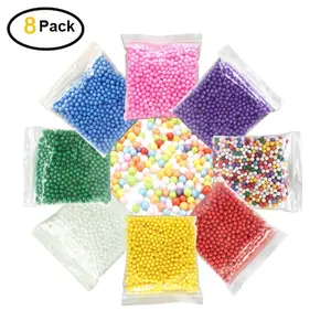 Unique Beautiful Small Colourful Foam Balls2-3mm Mini Styrofoam Balls For DIY