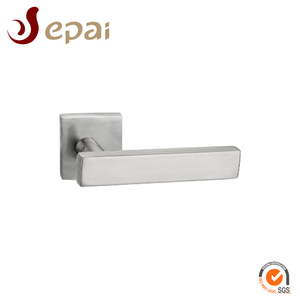 <span class=keywords><strong>Poignée</strong></span> <span class=keywords><strong>de</strong></span> <span class=keywords><strong>porte</strong></span> à levier <span class=keywords><strong>carrée</strong></span> en acier inoxydable massif Epai Modern Hotel Rosette - Product Image 2