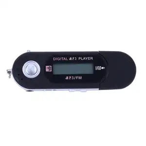 免费送货便携式迷你 MP3 液晶显示器数字 USB 棒音乐 MP3 播放器支持 TF 最大 32G FM 收音机支持 AAA 电池