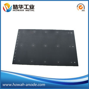 Placa de Ánodo de Titanio Negro Recubierta de <span class=keywords><strong>MMO</strong></span> de Rutenio e Iridio, Tamaño Personalizado, Suministro de Fábrica, Certificación ISO9001, Mayor Tiempo de Funcionamiento - Product Image 6