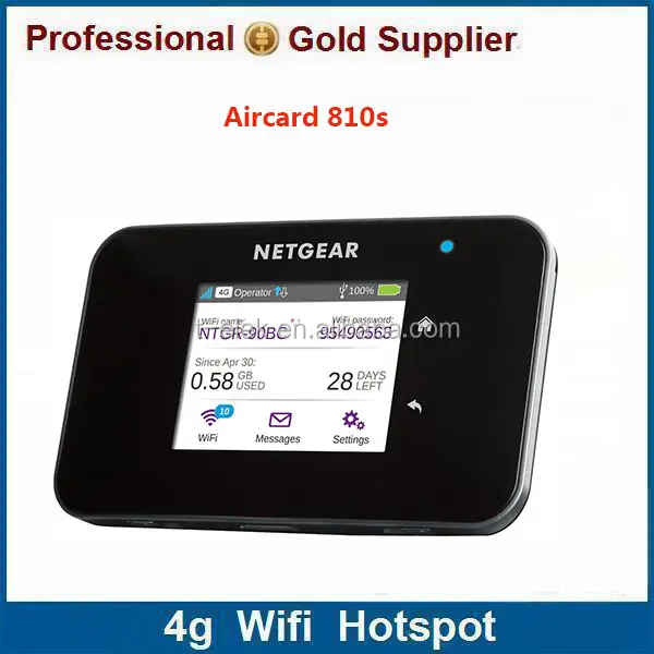 Grosir Terbaru Netgear Aircard 810 S Seluler Router Cat11 DL600Mbps LTE 4G Seluler Hotspot