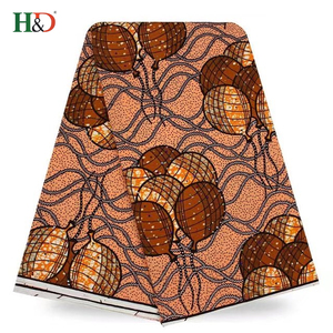 H & D Top Usine Pas Cher Bonne Qualité Hollande Cire 6 Yards Africain Batik Tissu Pour la Vente En Gros - Product Image 1