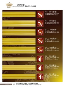 Chất Lượng Cao <span class=keywords><strong>Pop</strong></span> Trần Coving Pu Cornice Polyurethane Vương Miện Đúc Cho Vật Liệu Xây Dựng - Product Image 3