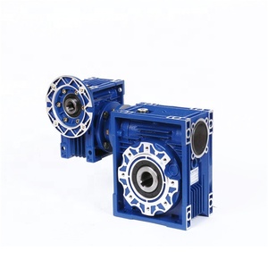 Caja de Engranajes de Gusano Azul OEM Motovario NMRV, Transmisión de Potencia Mecánica, Caja de Engranajes China, Reductores de Velocidad de Aleación de Aluminio - Product Image 3