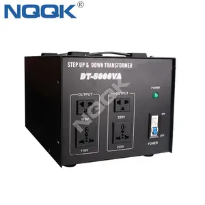 110v 220v ac خطوة إلى أسفل محول جهد كهربي 5000W ، محول 220v 110v 5000w