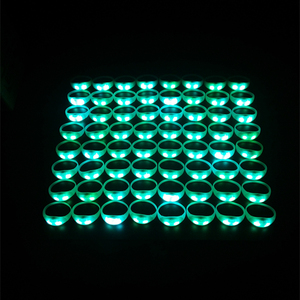 2021 yeni Modern romantik profesyonel programlanabilir uzaktan kumanda DMX512 partiler konser etkinlikleri için LED bilezik basit tarzı - Product Image 4