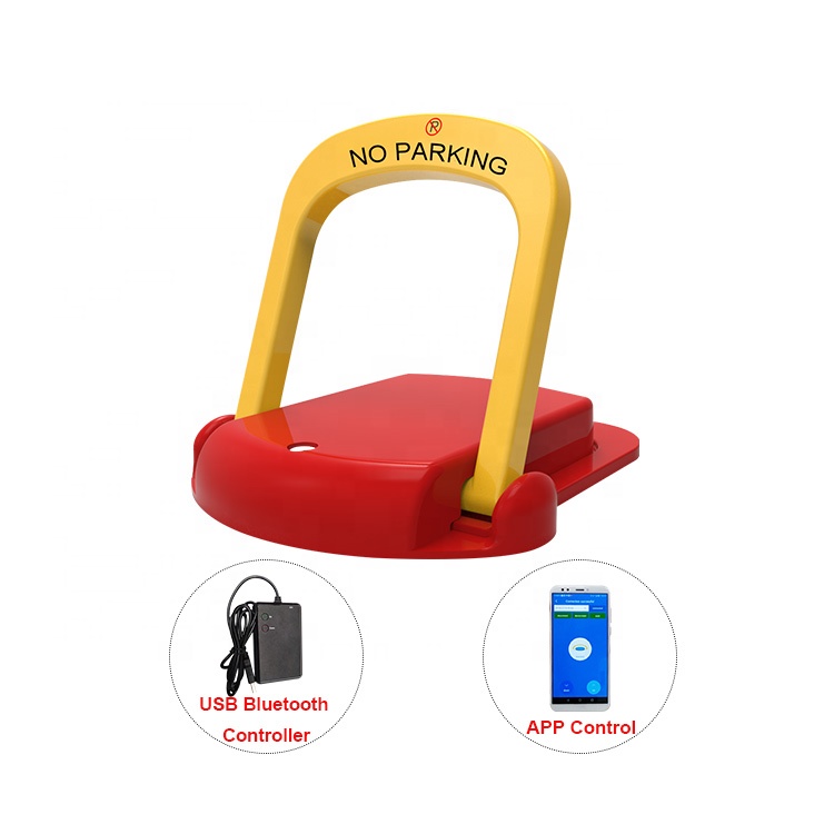 Интеллектуальный замок с голубыми зубьями для парковки автомобиля