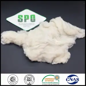 S Grade White 100% Mulberry Waste Silk Noil Fiber With Competitive Price For Filler,Short Fibers Free Samples