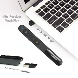 Batterie Souris Sans Fil PPT Présentateur avec <span class=keywords><strong>Vert</strong></span> Rouge <span class=keywords><strong>Laser</strong></span> Pointeur - Product Image 4